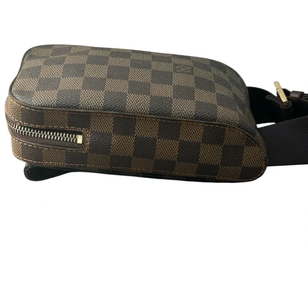 Louis Vuitton Damier Ebene Crossbody body Bag Sling waist Bag